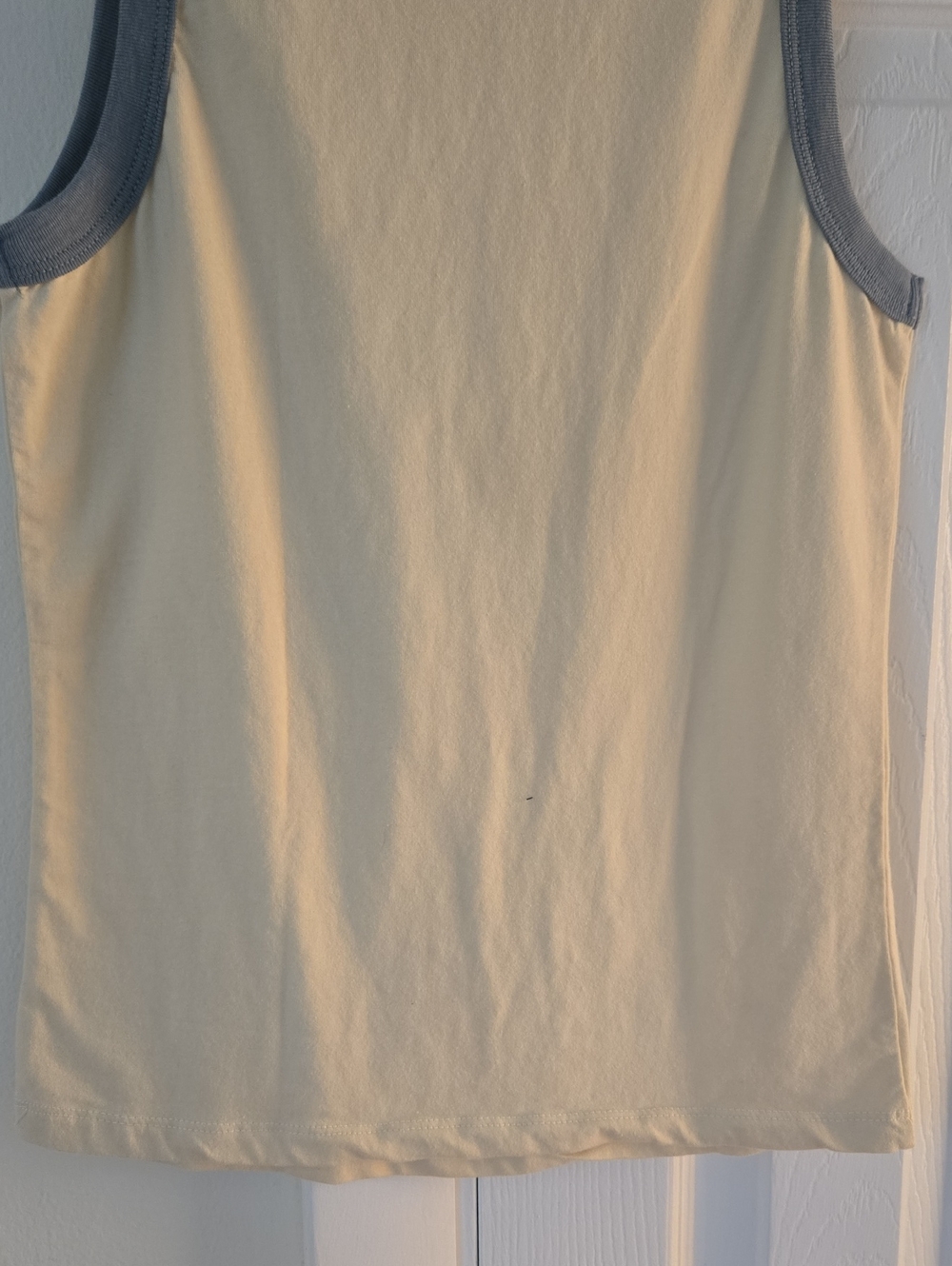 Natural Life Ringer Tank Top Ivory Folk Flower NWOT Women Small - Picture 8 of 9
